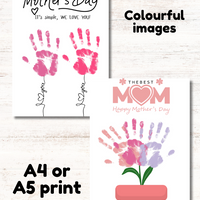 NEW! Mothers Day Hand Prints - INSTANT DOWNLOAD