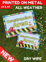 
              NEW!! Outdoor - Construction - AREA SIGNS!!
            