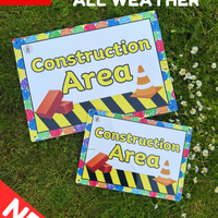 NEW!! Outdoor - Construction - AREA SIGNS!!