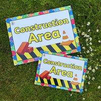 NEW!! Outdoor - Construction - AREA SIGNS!!