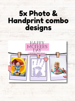 
              NEW! Mothers Day Hand Prints - INSTANT DOWNLOAD
            
