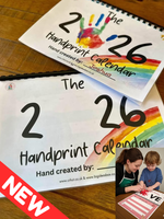 
              NEW 2026 - Handprint Calendar - PRINTED!!
            