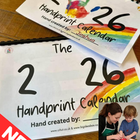 NEW 2026 - Handprint Calendar - PRINTED!!
