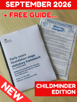 
              NEW! 2026 EYFS Statutory Framework - Childminders
            