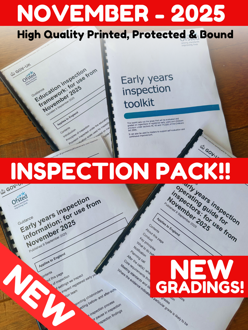 NEW 2025 Early Years Inspection Pack