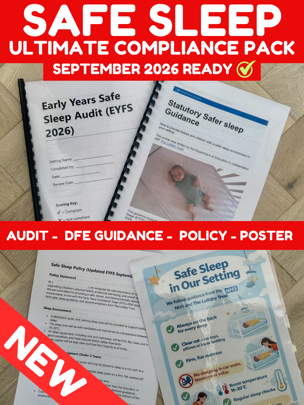 NEW - Safe Sleep - Ultimate Compliance Pack - 2026| CR Hut