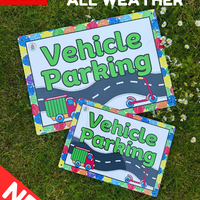 NEW!! Outdoor - Vehicle Parking - AREA SIGNS!!