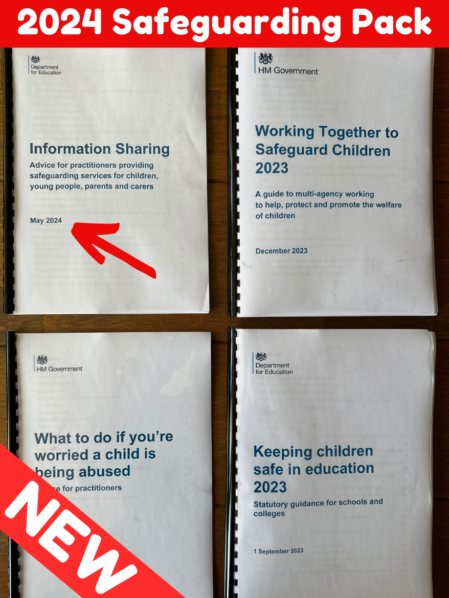 Safeguarding Pack NEW! 2024 Safeguarding Pack (4x Documents)| CR Hut