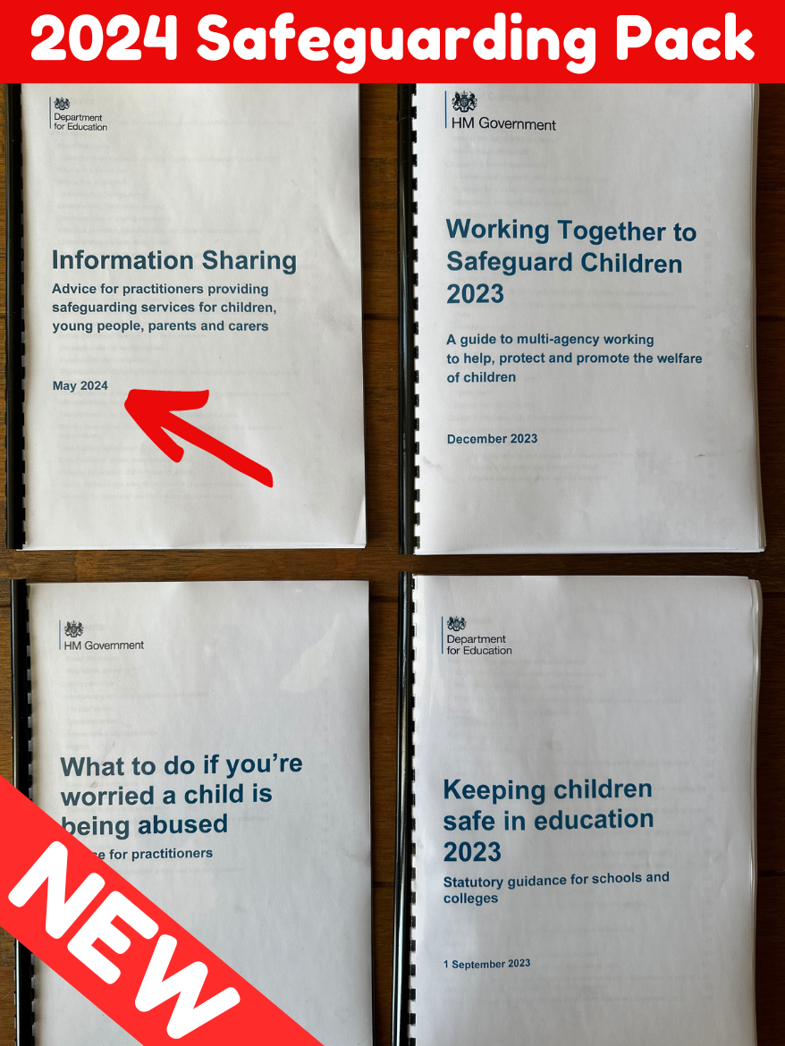 NEW! 2024 Safeguarding Pack (4x Documents)