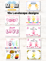 
              NEW! Mothers Day Hand Prints - INSTANT DOWNLOAD
            