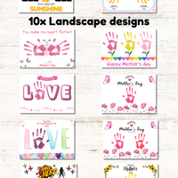NEW! Mothers Day Hand Prints - INSTANT DOWNLOAD
