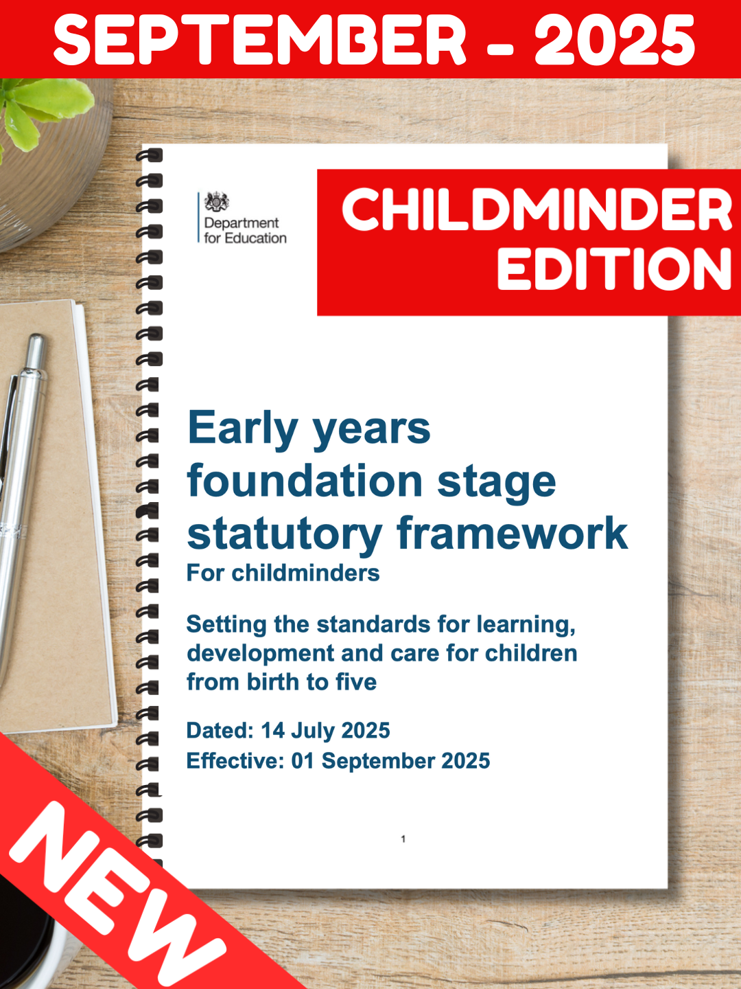 Google Eyfs NEW! 2025 EYFS Statutory Framework - Childminders| CR Hut