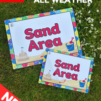 NEW!! Outdoor - Sand - AREA SIGNS!!