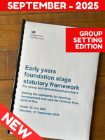 
              NEW! 2025 EYFS Statutory Framework - Group providers
            