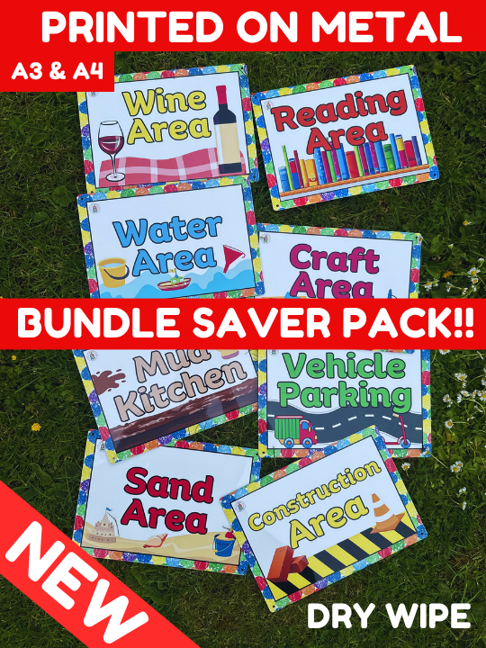 NEW!! Outdoor - AREA SIGNS - SAVER BUNDLE!!