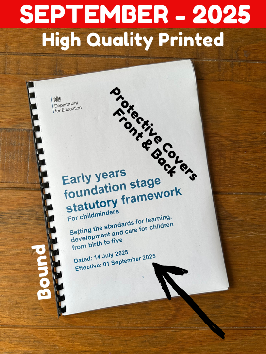 Google Eyfs NEW! 2025 EYFS Statutory Framework - Childminders| CR Hut