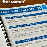 NEW - 2025 - EYFS SEPTEMBER 2025 CHANGES