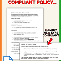 NEW - Safer Recruitment - Compliance Pack