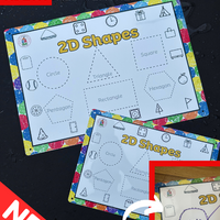 NEW!! Outdoor - 2D SHAPES - Activity Board