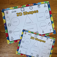 NEW!! Outdoor - 2D SHAPES - Activity Board