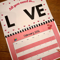 NEW 2026 - Handprint Calendar - PRINTED!!