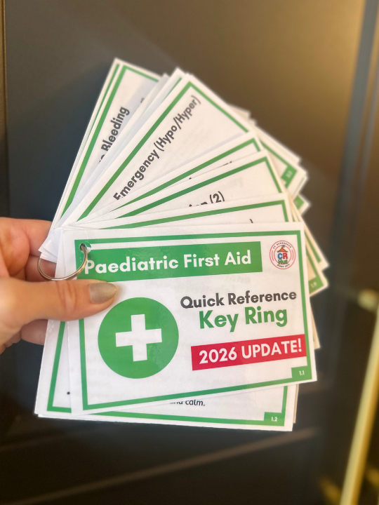 NEW - 2026 Paediatric First Aid Key Rings| CR Hut
