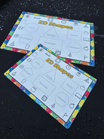
              NEW!! Outdoor - 2D SHAPES - Activity Board
            