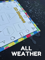 
              NEW!! Outdoor - 2D SHAPES - Activity Board
            