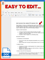 
              NEW - Safer Recruitment - Compliance Pack
            