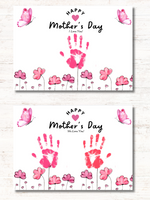 
              NEW! Mothers Day Hand Prints - INSTANT DOWNLOAD
            
