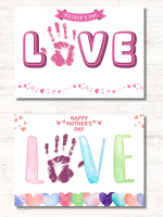 
              NEW! Mothers Day Hand Prints - INSTANT DOWNLOAD
            