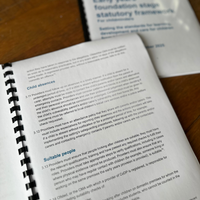 NEW! 2025 EYFS Statutory Framework - Childminders