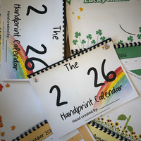 NEW 2026 - Handprint Calendar - PRINTED!!