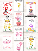 
              NEW! Mothers Day Hand Prints - INSTANT DOWNLOAD
            