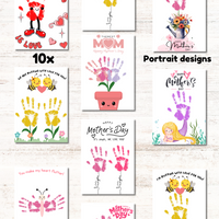 NEW! Mothers Day Hand Prints - INSTANT DOWNLOAD