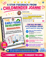 
              NEW - The Early Years Development Statement Bank
            