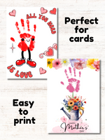 
              NEW! Mothers Day Hand Prints - INSTANT DOWNLOAD
            
