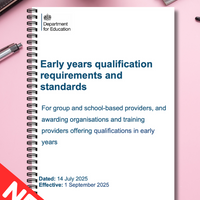 NEW! 2025 Early years qualification requirements and standards