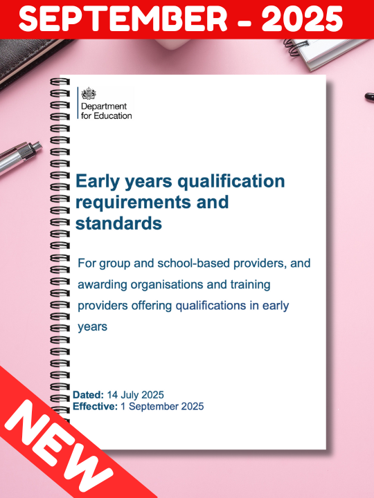NEW! 2025 Early years qualification requirements and standards