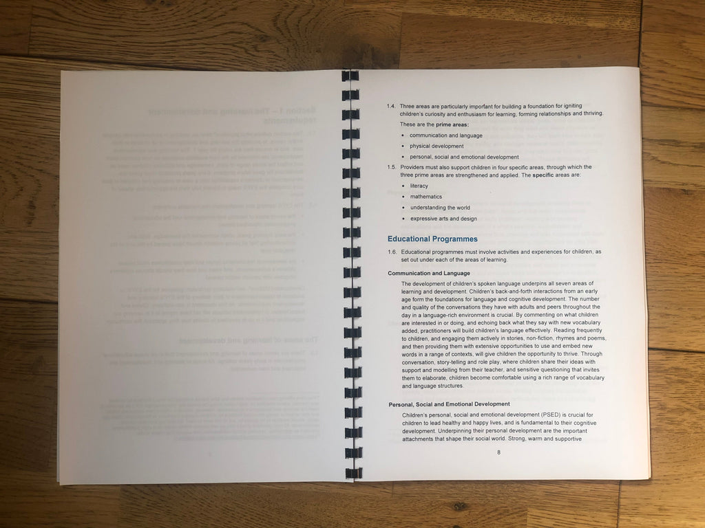 NEW 2024 EYFS Statutory Framework Group Providers CR Hut New 2024 eyfs statutory framework group providers cr hut
