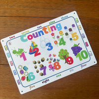 NEW!! Outdoor Alphabet & Counting Busy Boards