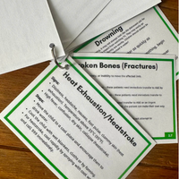 NEW - BUNDLE - SAFEGUARDING, ACCIDENT RECORD & KEY RINGS (SAFEGUARDING + FIRST AID)