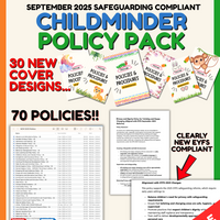 NEW - Childminder Policy Pack - 2025 September Update!