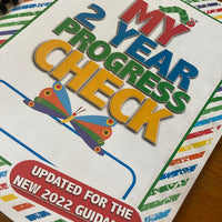 NEW 2022! 2 Year Progress Check Booklet