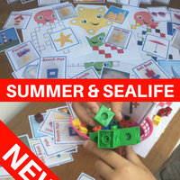 Summer & Sealife - Let's Use Cubes