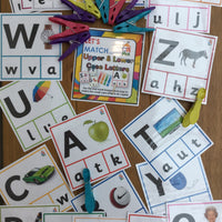 Let's Match - Upper & Lower Case Letters - PARENT PACK