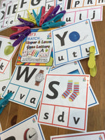 
              Let's Match - Upper & Lower Case Letters - PARENT PACK
            
