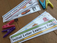 
              Peg Activity Fan - Initial Letters - PARENT PACK
            