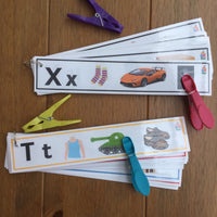 Peg Activity Fan - Initial Letters - PARENT PACK