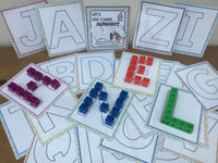 
              Alphabet - Let's Use Cubes
            